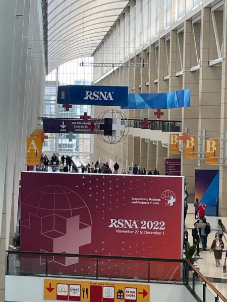 RSNA会议与展览服务助理执行董事John P. Jaworski在一份书面声明中说:“RSNA 2022将是今年了解医学成像领域新事物的顶级活动。”“超过600家参展商已确认，其中包括87家首次参展商，RSNA 2022将比去年的会议更大。一个ttendees will be able to see, touch and experience new products and solutions, as well as network with experts from across the globe. Those who cannot join us