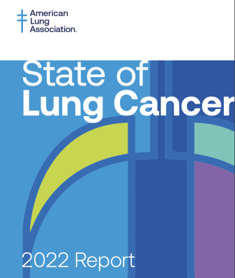 美国肺脏协会的2022年“肺癌”报告检查整个美国的关键指标包括新的情况下,生存,早期诊断、手术治疗、缺乏治疗和筛查率。