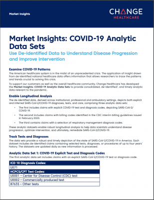 “超越诊断”的可行动洞察力使卫生研究人员能够更好地了解COVID-19的进展、干预措施的有效性以及对卫生保健系统的影响